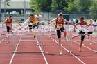Boys under-15 hurdles, North Eastern Track and Fields Champs., Middlesbrough. Photo: David T. Hewitson/Sports for All Pics